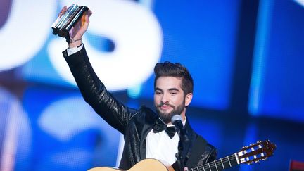 Kendji Girac, révélation francophone, aux NRJ Music Awards 2014
 (NIVIERE/NMA14/SIPA)