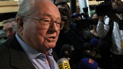 &nbsp; (Jean-Marie Le Pen a été "suspendu" du FN début mai après une série de déclarations polémiques © Maxppp)