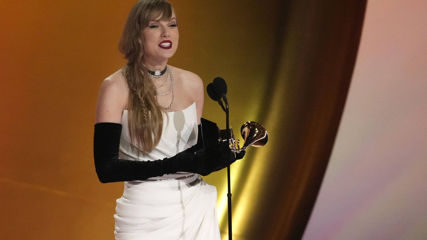 Taylor Swift won album of the year for a record fourth time