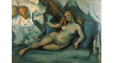 Les nus que Cézanne a peints à Paris annoncent les &quot;baigneuses&quot; qu&#039;il créera en Provence.
 (Von der Heydt-Museum Wuppertal)