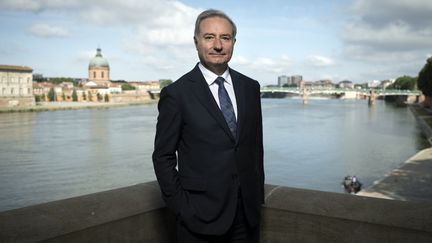 Jean-Luc Moudenc, maire (Les Républicains) de Toulouse, le 10 juin 2020. (LIONEL BONAVENTURE / AFP)