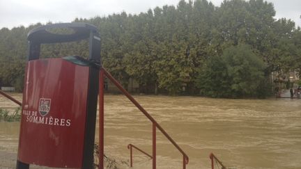 &nbsp; (Au Vidourle, les inondations ont fait de nombreux dégâts. © Radio France / Hélène Lam Trong)