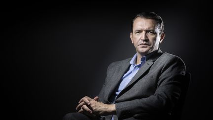 Farid Abdelkrim,&nbsp;comédien, médiateur du fait religieux en milieu carcéral et ancien membre des Frères musulmans, auteur de "Pourquoi j'ai cessé d'être islamiste", le 11 octobre 2016 à Paris. (JOEL SAGET / AFP)