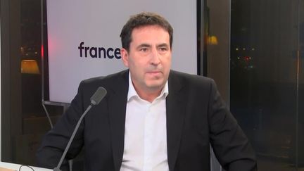 Nicolas Béraud, fondateur et directeur général de Betclic, était l'invité éco de franceinfo le lundi 9 janvier 2023. (FRANCEINFO / RADIO FRANCE)