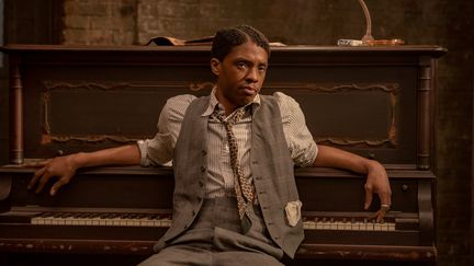 Chadwick Boseman dans "Le Blue de Ma Rainey" (© DAVID LEE © 2020 NETFLIX, INC.)