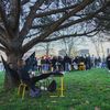 L'université Rennes 2 bloquée par des étudiants, le 6 janvier 2023. (ANGELINE DESDEVISES / HANS LUCAS / AFP)