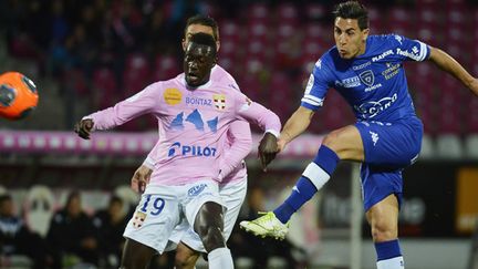 Gianni Bruno, ici avec son ancien club de Bastia (JEFF PACHOUD / AFP)