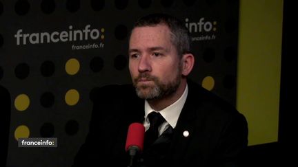 &nbsp;Fabien Gouttefarde, député LREM de l'Eure, était l'invité de franceinfo, le 28 décembre 2017.&nbsp; (FRANCEINFO)