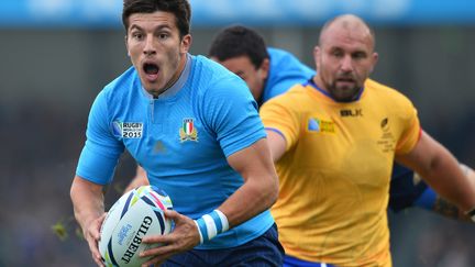 Tommaso Allan, le demi d'ouverture italien, a inscrit 17 points (GLYN KIRK / AFP)