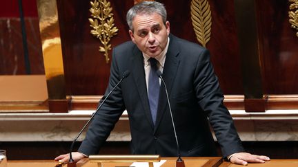 Xavier Bertrand, d&eacute;put&eacute; UMP&nbsp;de l'Aisne, &agrave; l'Assembl&eacute;e nationale, &agrave; Paris, le 17 juillet 2014. (FRANCOIS GUILLOT / AFP)