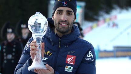 Martin Fourcade a réalisé un carton plein cette saison, décrochant l'ensemble des petits globes de la spécialité ainsi que le gros globe de cristal du classement général de la Coupe du Monde.