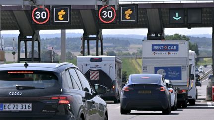 Gye toll, in Meurthe-et-Moselle, July 20, 2024. Illustration. (ALEXANDRE MARCHI / MAXPPP)