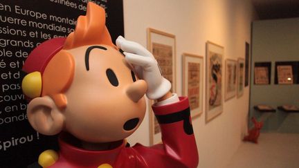 Une exposition dédiée à Spirou au musée de la BD à Angoulême (30 mai 2013)
 (PhotoPQR / Sud-Ouest / Céline Levain)