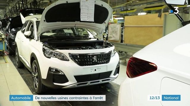 Automobile : de nouvelles usines contraintes à l'arrêt