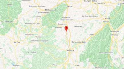 Saint-Vallier (Drôme). (GOOGLE MAPS)