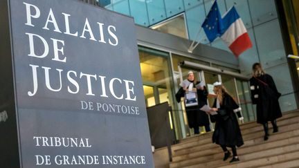 Le tribunal de grande instance de Pontoise, dans le Val-d'Oise. (BRUNO LEVESQUE / MAXPPP)