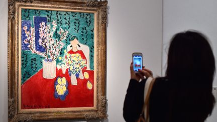 "La branche de prunier, fond vert" de Matisse exposé à Rome
 (Gabriel Bouys/AFP)