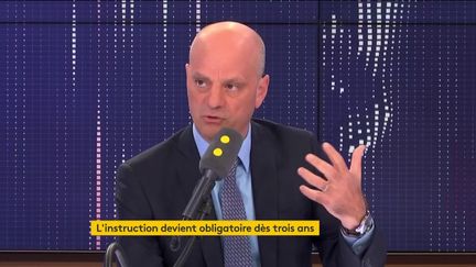 Jean-Michel Blanquer, ministre de l'Éducation nationale, le 2 septembre 2019. (FRANCEINFO / RADIO FRANCE)