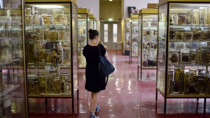 Des organes humains sont expos&eacute;s au Mus&eacute;e Dupuytren. (MARTIN BUREAU / AFP)