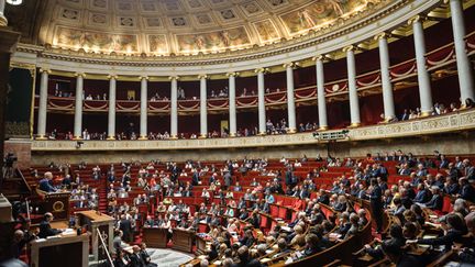 &nbsp; (Séance de questions au gouvernement à l'Assemblée nationale le 10 septembre 2014. © MaxPPP)