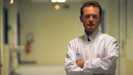 Philippe Juvin, chef du service des urgences à l'hôpital Georges Pompidou à Paris. (MARTIN BUREAU / AFP)