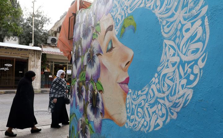 Peinture murale au coin d'une rue d'Amman, Jordanie
 (Khalil Mazraawi / AFP)