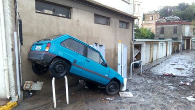 &nbsp; (Cannes, au lendemain des intempéries meurtrières qui ont frappé les Alpes-Maritimes © Radio France / Cyrille Ardaud)