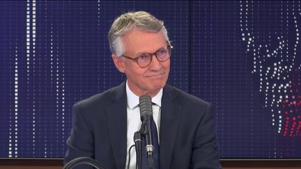 Jean-François Ricard était l'invité de franceinfo lundi 31 août.&nbsp; (FRANCEINFO / RADIOFRANCE)