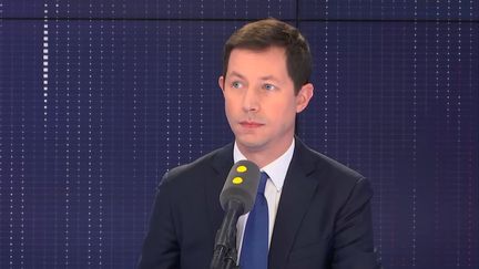 François-Xavier Bellamy, tête de liste des Républicains pour les élections européennes (FRANCEINFO / RADIOFRANCE)