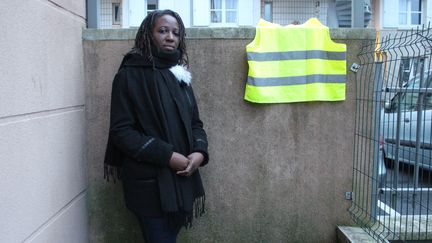 Priscillia Ludosky, le 18 décembre 2018 à Savigny-le-Temple (Seine-et-Marne). (VIOLAINE JAUSSENT / FRANCEINFO)