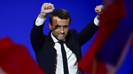 Emmanuel Macron, le 23 avril 2017 au Parc des Expositions à Paris. (CITIZENSIDE/FRANCOIS PAULETTO / CITIZENSIDE)