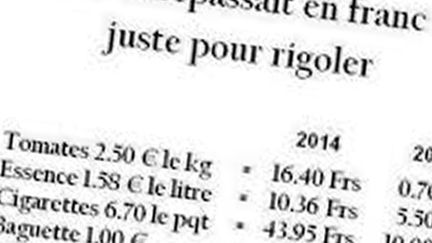 &nbsp; ("Et si on repassait en franc juste pour rigoler" © DR)