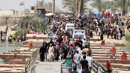 L' exode de la population à Ramadi