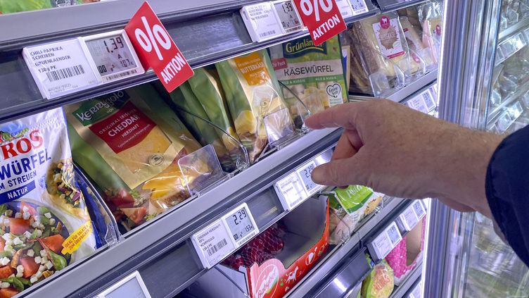 Un rayon de supermarket en Allemagne (descrizione).  (FRANK HOERMANN/SVEN SIMON / AFP tramite DPA Picture Alliance)