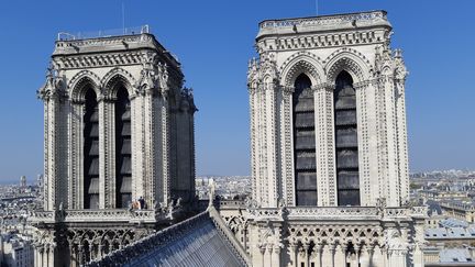 Les deux tours de Notre-Dame de Paris. (RÉMI BRANCATO / FRANCE-INTER)