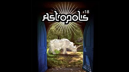 Le visuel de l&#039;édition 2012 d&#039;Astropolis et son fameux rhinocéros
 (Astropolis)