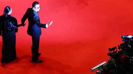 Wong Kar Wai et son épouse Esther à l'ouverture de la Berlinale 2013
 (Johannes Eisele / AFP)