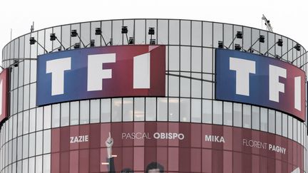 Le siège de TF1, à Boulogne-Billancourt, en mars 2018. (MICHEL STOUPAK / NURPHOTO / AFP)