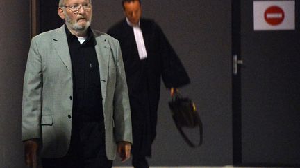 Jean-Claude Mas, le 14 mai 2013, apr&egrave;s le r&eacute;quisitoire de son proc&egrave;s, &agrave; Marseille. (GERARD JULIEN / AFP)