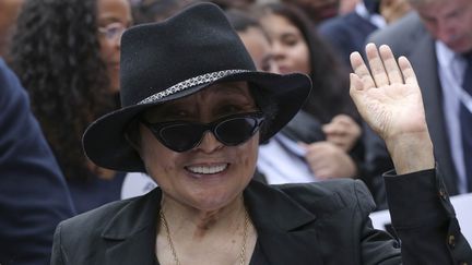 Yoko Ono à New York, le 13 septembre 2018. (KENA BETANCUR / EFE)