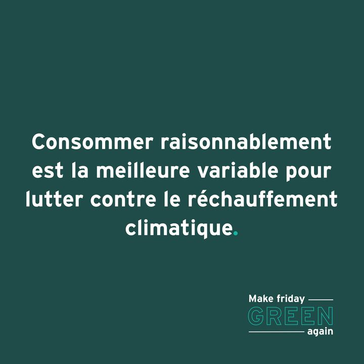 Campagne MAKE FRIDAY GREEN AGAIN sous l'impulsion de la marque Faguo (MAKE FRIDAY GREEN AGAIN)