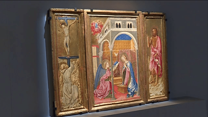 Triptique de Giovanni di Tommasino Crivelli enfin reconstitué
 (France 3/Culturebox / capture d&#039;écran)