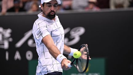 Le tennisman français Jérémy Chardy, en janvier 2023, à l'Open d'Australie. (WILLIAM WEST / AFP)