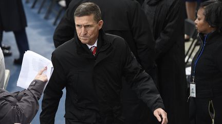 Michael Flynn lors de&nbsp;l'investiture de Donald Trump à la présidence américaine, le 20 janvier 2017 à Washington (Etats-Unis). (SAUL LOEB / AFP)