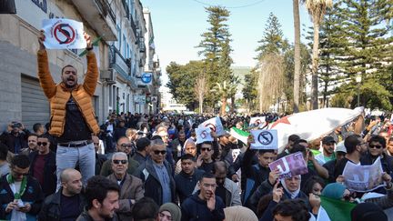 Manifestation à Annaba, dans l'est de l'Algérie, le 1er mars 2019 (- / AFP)