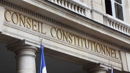 La façade du Conseil constitutionnel, à Paris, le 20 décembre 2020. (MANUEL COHEN / AFP)