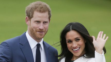 Meghan Markle et le prince Harry, novembre 2017 
 (Daniel LEAL-OLIVAS / AFP)