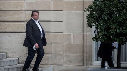 Le député LREM Thierry Solère à l'Elysée, le 25 juin 2021. (ARTHUR NICHOLAS ORCHARD / HANS LUCAS VIA AFP)