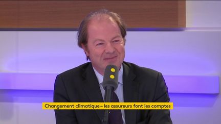 Bertrand Labilloy, directeur général de CCR, le 15 mars 2019 sur franceinfo. (FRANCEINFO / RADIOFRANCE)