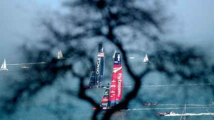 La lutte entre Emirates Team New Zealand et Oracle Team USA n'aura pas été si acharnée.